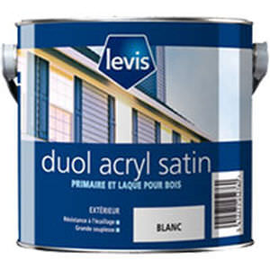 Peinture de protection - DUOL ACRYL - LEVIS - d'intérieur / pour boiserie / pour métal