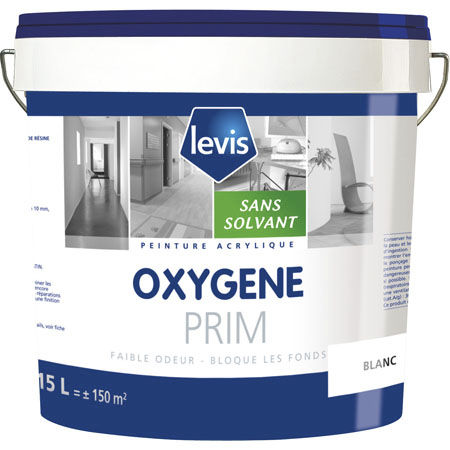 Primaire pour maçonnerie - OXYGENE PRIM - LEVIS - acrylique / d'intérieur