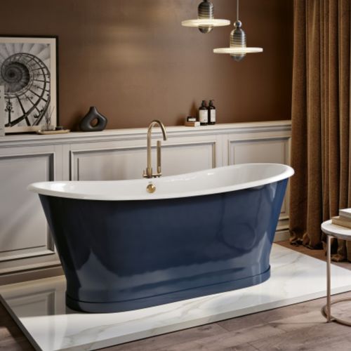 Baignoire ovale - GRAND EPOQUE - RECOR - en îlot / pour habitat / en fonte