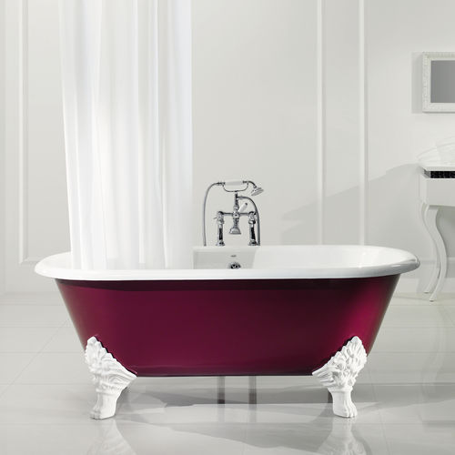 Baignoire ovale - CARLTON - RECOR - sur pieds / en fonte / en cuivre