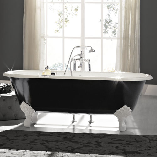 Baignoire ovale - DUAL - RECOR - sur pieds / à usage professionnel / en fonte