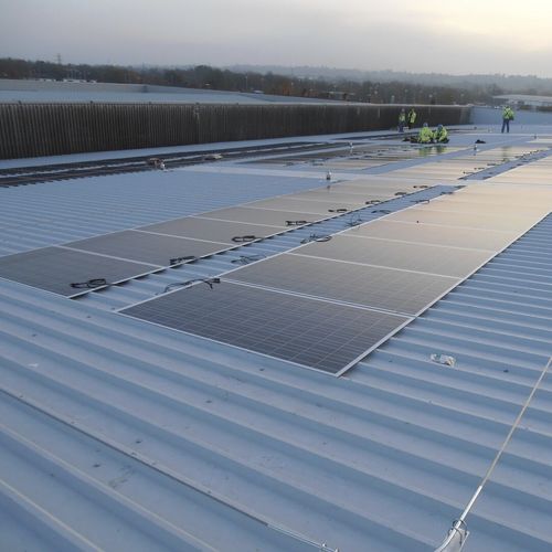 Tôle nervurée - TRISOBUILD® - TATA STEEL - en acier / grise / bleue