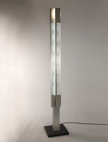 Colonne lumineuse contemporaine - MFL-SGS - SERGE MOUILLE - en aluminium / fluorescente / d'intérieur