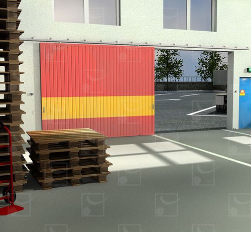 Système coulissant en métal - 200 & 2200 series - MANTION SAS - pour porte / mural / externe
