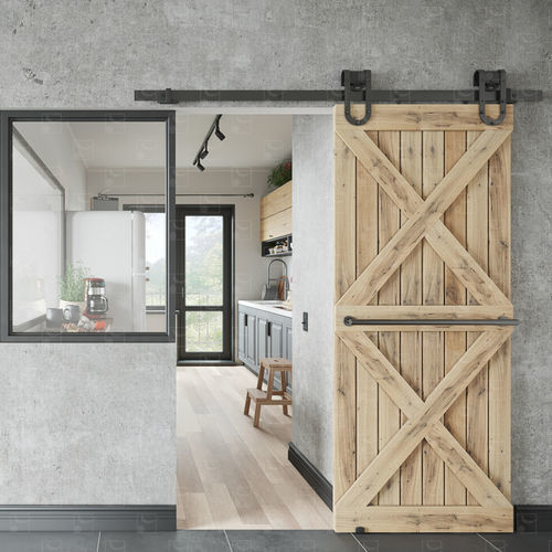 Système coulissant en métal - ROC-DESIGN - MANTION SAS - pour porte / mural / résidentiel