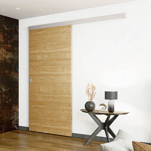 Système coulissant en aluminium - SAF 10-80 - MANTION SAS - pour porte / coureurs cachés / mural