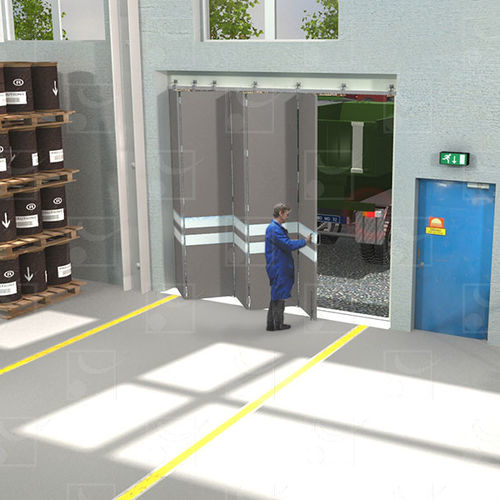 Système coulissant en métal - 500 series - MANTION SAS - pour porte / pliant / pour industrie