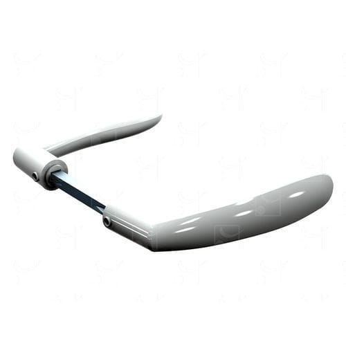 Poignée pour porte - 1295-60 - MANTION SAS - en aluminium laqué / contemporaine / résidentielle