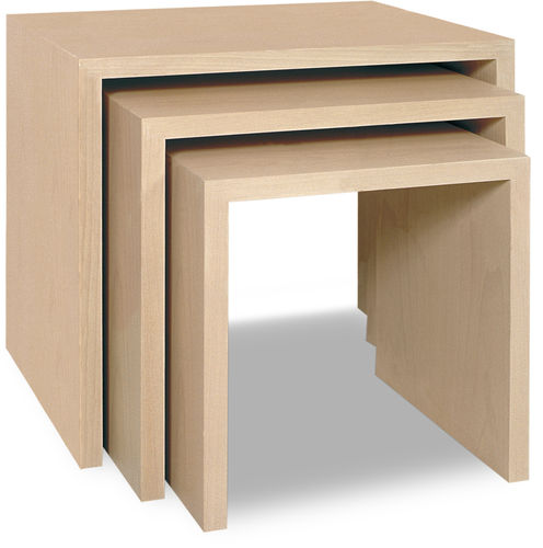 Table gigogne contemporaine - 402 - GUARANTEE by GIOGATZIS - en bois / rectangulaire / résidentielle