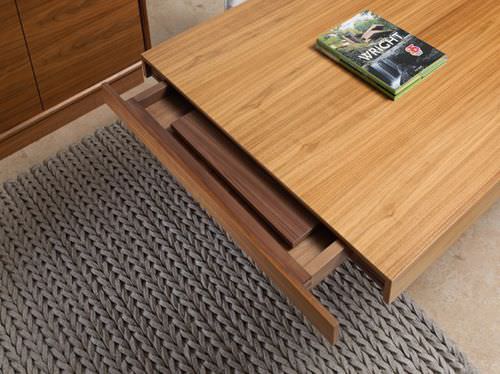 Table contemporaine - SQUARE - GUARANTEE by GIOGATZIS - en bois / rectangulaire / à rallonge