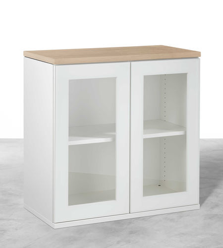 Vitrine armoire contemporaine - Hund Möbelwerke - à poser / en bois / en verre