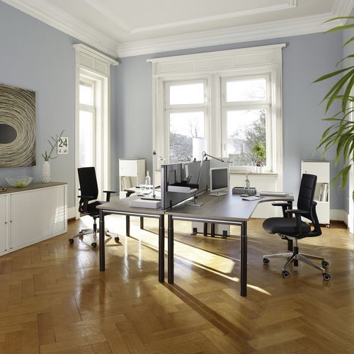 Pied de table en métal - CALLISTO PREMIUM - Hund Möbelwerke - en métal peint / contemporain / à base carrée