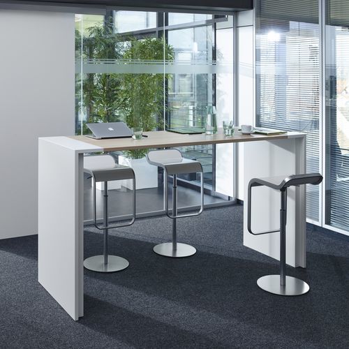 Table de conférence contemporaine - CONSOLE - Hund Möbelwerke - en bois / avec piètement en bois / en hauteur