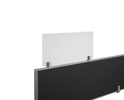Séparateur de bureau acoustique - CALMA-ELEMENT - Hund Möbelwerke - sur bureau / en tissu / en métal