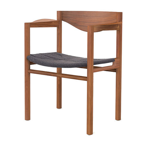 Chaise design scandinave - WEAVE - STELLAR WORKS - d'intérieur / en bois massif / en corde