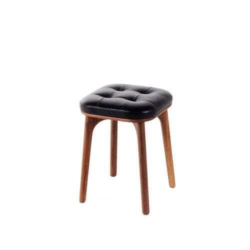 Tabouret contemporain - UTILITY - STELLAR WORKS - en bois massif / en contreplaqué / tapissé