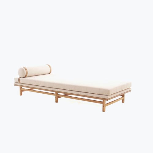 Lit de jour contemporain - SW - STELLAR WORKS - en cuir / en frêne