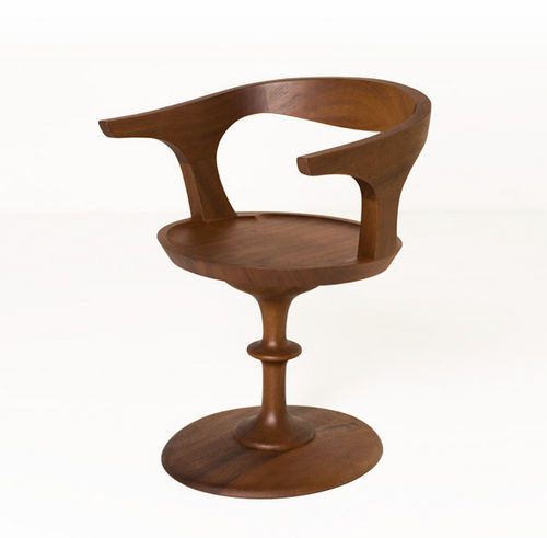 Chaise contemporaine - NEW LEGACY DONNA - STELLAR WORKS - d'intérieur / en bois / piètement central