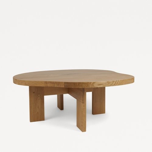Table basse contemporaine - Pond - FRAMA - en chêne / en bois huilé / avec piètement en chêne
