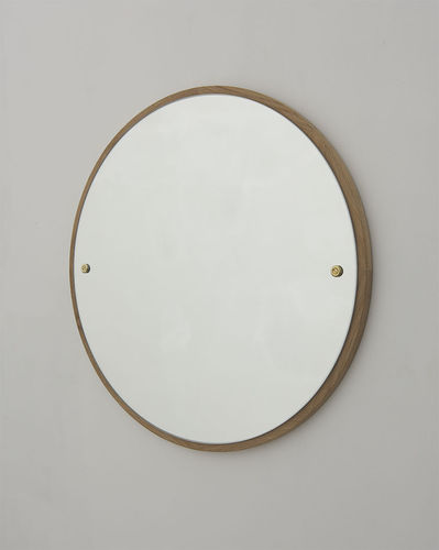 Miroir mural - CM-1 - FRAMA - contemporain / rond / en chêne