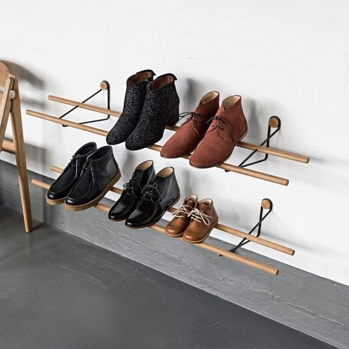 Étagère à chaussures contemporaine - WEDOWOOD - murale / en bois / résidentielle