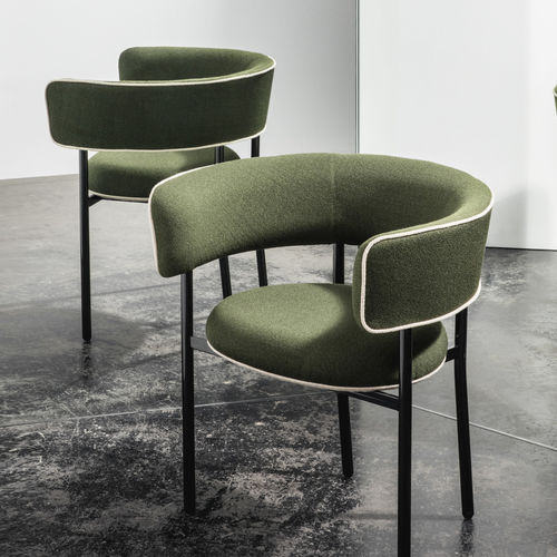 Fauteuil contemporain - FONT REGULAR  - mobel copenhagen - en tissu / blanc / vert