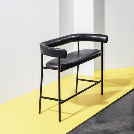 Banquette haute - FONT LIGHT - mobel copenhagen - contemporaine / en cuir / avec accoudoirs