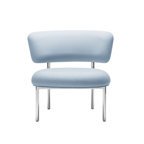 Chauffeuse contemporaine - FOND BOLD - mobel copenhagen - en tissu / bleue