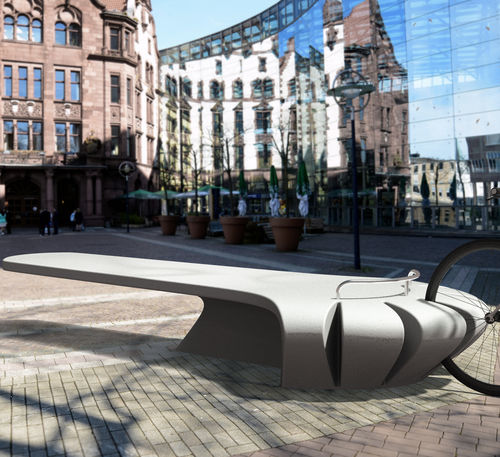 Range-vélo au sol - GINGKO - Stayconcrete - design original / horizontal / pour espace public