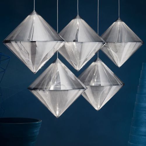 Suspension - TOP : TOP02SEU - Tom Dixon - en acier inoxydable / contemporaine / d'intérieur