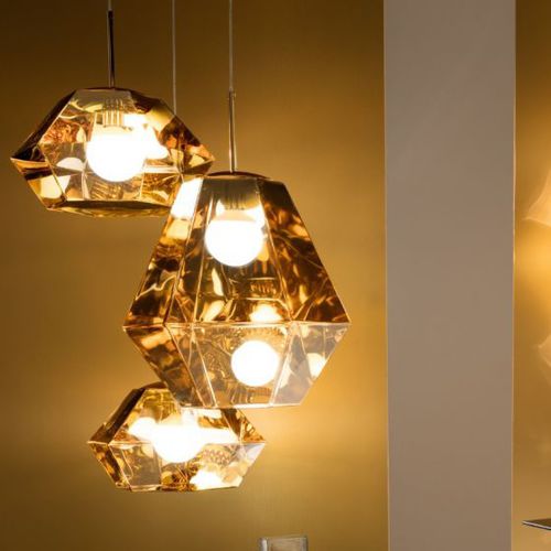 Suspension - CUT : CUSP02GOEU/CUSP01GOEU - Tom Dixon - en polycarbonate / contemporaine / d'intérieur