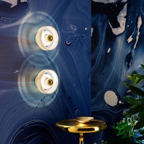Applique murale contemporaine - STONE : STW02WEU - Tom Dixon - d'intérieur / en verre / en marbre
