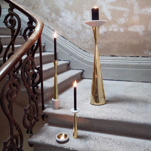 Bougeoir en laiton - STONE : STC01B/STC02B - Tom Dixon