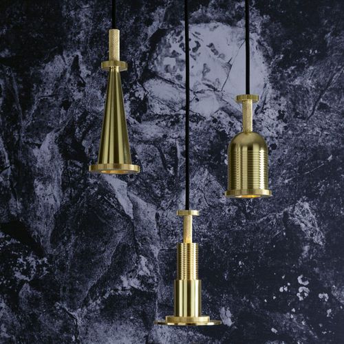 Suspension - COG CONE : COG04EU - Tom Dixon - en laiton / contemporaine / d'intérieur
