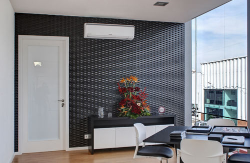 Panneau décoratif mural - Planoffice - en Valchromat® / texturé