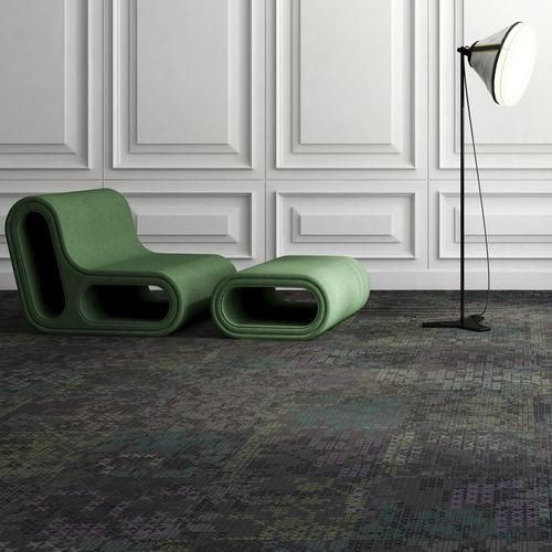 Moquette en dalles - GENEVA - OBJECT CARPET - bouclée / tissée / en PET