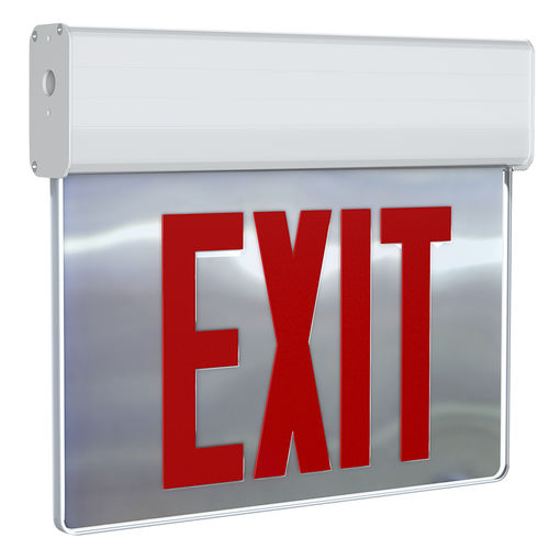 Éclairage de secours encastré - EDGE-LIT - RAB Lighting - rectangulaire / à LED / en métal