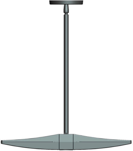 Luminaire suspendu - UPLIGHT - RAB Lighting - à LED / rectangulaire / en fonte d'aluminium