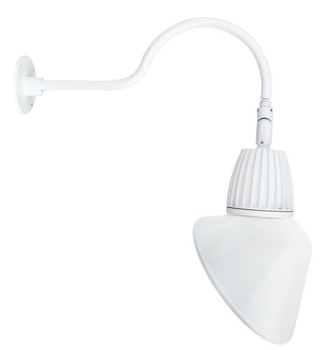 Luminaire apparent - GOOSENECK CONE - RAB Lighting - à LED / rond / pour vitrine