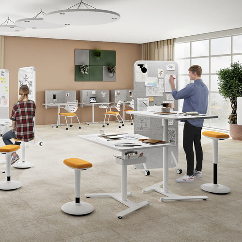Bureau pour open space - TALO.YOU ONE - König Neurath - sur pied / contemporain / en bois