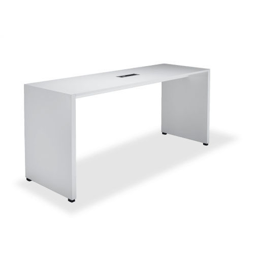 Table contemporaine - NET.WORK - König Neurath - bois / avec piètement en bois / avec piètement en acier