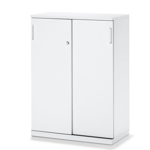 Armoire contemporaine - ACTA.CLASSIC - König Neurath - en métal / en bois / à portes coulissantes