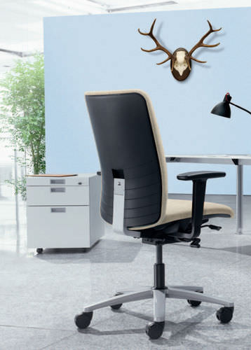Fauteuil de bureau contemporain - JET.ONE - König Neurath - en tissu / à hauteur réglable / professionnel