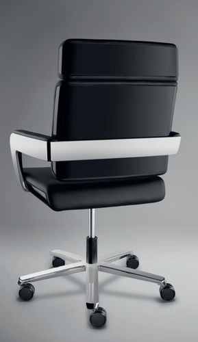 Fauteuil de direction contemporain - CHARTA - König Neurath - en cuir / en tissu / en aluminium