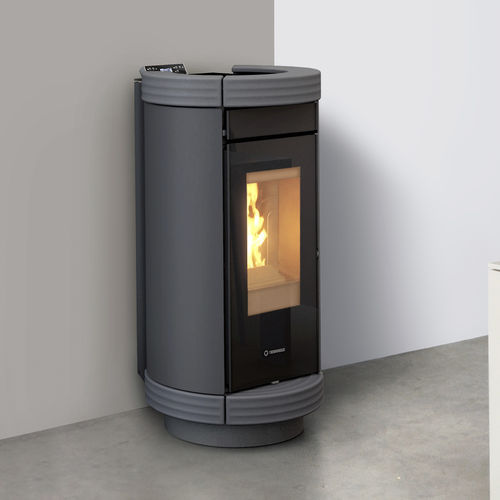 Poêle à granulés - DORICA MAIOLICA - THERMOROSSI - 0 - 5 kW / 5 kW - 10 kW / 10 kW - 20 kW