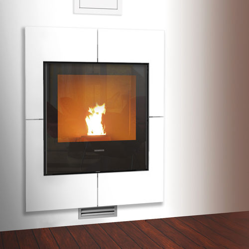 Insert de cheminée à granulés - IDRA MAXI - THERMOROSSI - en fonte / à convection naturelle / contemporain
