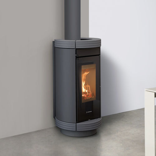 Poêle à bois - DORICA METALCOLOR - THERMOROSSI - 5 kW - 10 kW / 10 kW - 20 kW / au sol