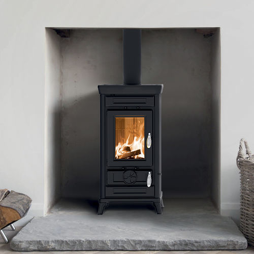 Poêle à bois - Sofia Evo Easy - THERMOROSSI - 5 kW - 10 kW / au sol / contemporain
