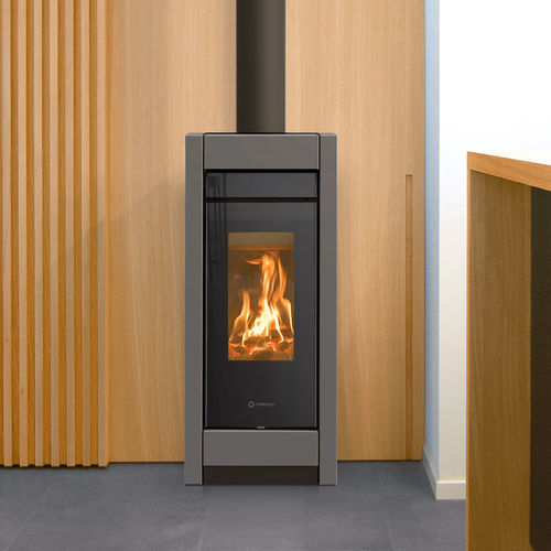 Poêle à bois - Essenza metalcolor - THERMOROSSI - 5 kW - 10 kW / 10 kW - 20 kW / au sol