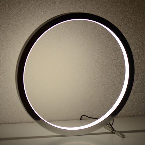 Lampe de table - SLIM - Sattler GmbH - en aluminium poli / en profilé aluminium / en verre opalescent